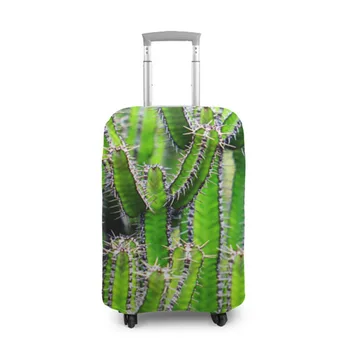 

Suitcase cover 3D cactus