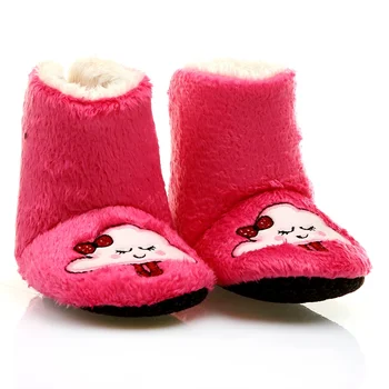 

ebebek HelloBaby Embroidered Baby Comfortable Home Bootie Shoes