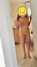 Bikini sin tirantes, novedad del 2020 en ropa de baño para mujer, bañador sexy de cintura alta y color puro, traje de baño acolchado, monokini