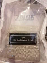 AOLIKES-banda para la cadera, banda de resistencia para Yoga, Fitness, ejercicio, piernas, bucle para entrenamiento de sentadillas circulares, antideslizante, 1 ud.