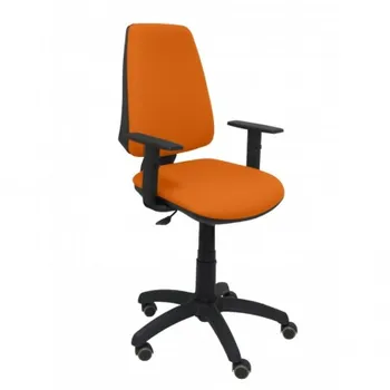 

14CPBALI308B10RP chair Elche CP bali orange adjustable arms piquera and CRESPO parquet wheels