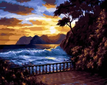 

Stormy Sea, picture by numbers color kit cg936