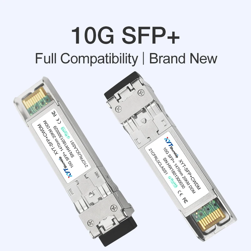 Sharetop 10G CWDM оптический приемопередатчик модуль SFP+ 10G-CW 1470nm LC порт 20 км полная совместимость может быть настроена