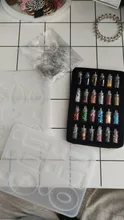 Set de 48 botellas de resina epoxi brillante, purpurina en polvo, corazón, estrella, Micro cuentas para arte de uñas, pegatinas de lentejuelas para fabricación de joyas DIY