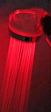 Shower-Head Temperature-Control Pressurized Water-Saving Handheld Anion Big LED Colorful