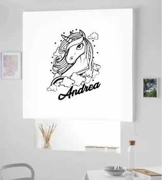 

Blind Iroa customizable Child/Unicorn Andrea! ROLLER BLINDS TRANSLUCENT! (WHITE 100X175)