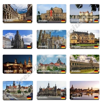 

Souvenir magnet vinyl "Dresden", Germany, (size: 54x86mm). Free shipping.