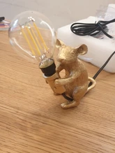 Table-Lamp Desk-Lights Mouse Postmodern Animal Seletti Home-Decor Resin Small Mini Cute