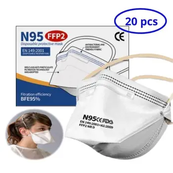 

Mask breathing protection filter PM2.5 Masks Duckbill (20 PCs)
