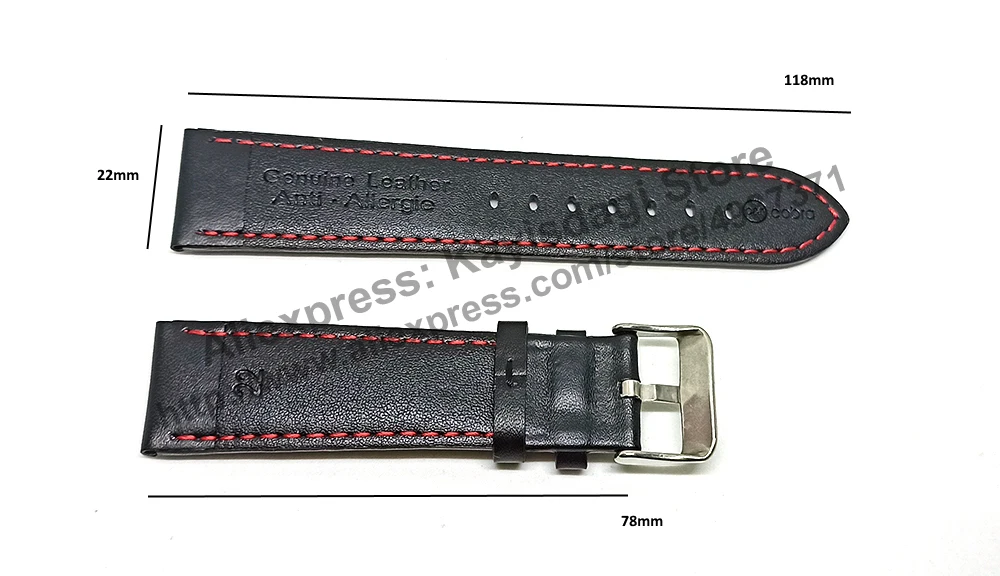 22mm Black Leather Watch Band Strap Tissot Chrono XL T1166171605702 ,  T1166173605100 , T1166173605106 , T1166173605109|Watchbands| - AliExpress