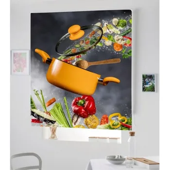 

Blind Iroa Digital Kitchen Cooking 001 ROLLER BLINDS TRANSLUCENT! (100X170)