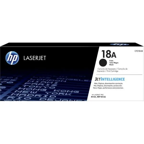 Тонер картридж для лазерных аппаратов HP 18A CF218A черный LJ Pro M104/M132 (1400стр.)|Картриджи
