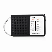 ТРАНЗИСТОР радио Sunstech RPS411BLISBK AM/FM черный