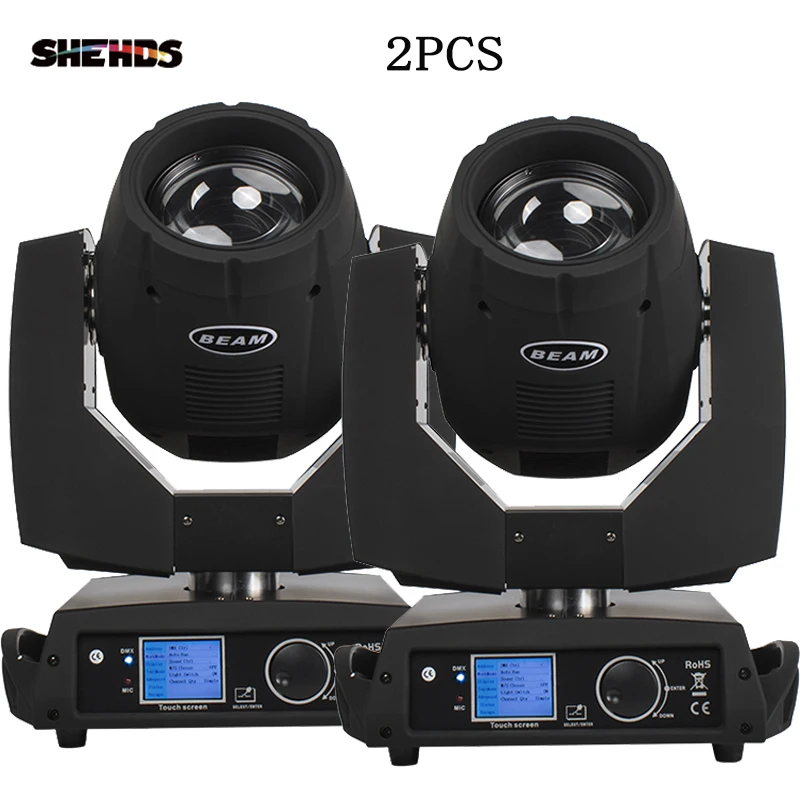 US $665.00 SHEHDS 2PCS Beam 230W 7R Lighting Controller DJ Projector Disco Ball Party Stage Control With DMX Professional Stage Equipment