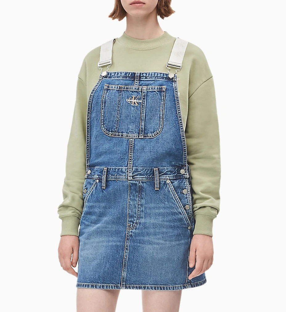 calvin klein dungaree dress