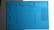 Silicone-Pad Desk Phone Computer-Repair-Mat Soldering-Station-Iron Heat-Insulation Magnetic