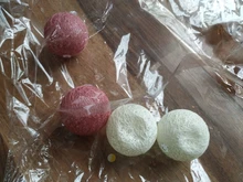 Garland-Lights String Fairy-Lights-Decoration Cotton-Ball Xmas Wedding-Party Holiday