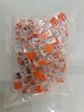 2020-¡Nuevo! Mini conector de cable Universal rápido, 0,4-6,0mm, 30/50/100 piezas, fácil cableado rápido, terminales de energía Solar para coche
