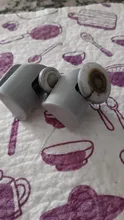 Juego de 4 Uds. De polea de cabinas, Roller para ducha, corredores, ruedas, poleas de 20mm/22mm/23mm/25mm/27mm