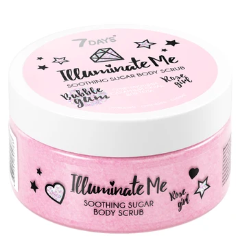 

7DAYS Смягчающий сахарный скраб для тела ILLUMINATE ME ROSE GIRL