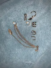 SAMCO 5 unids/set oído brazalete oro hojas no-Piercing oreja Clips falso cartílago pendiente de la joyería para hombres y mujeres