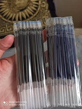 20 unids/set de repuestos de bolígrafo de Gel 0,5mm Negro Azul Rojo de recarga de tinta de la Oficina de la escuela papelería suministros de escritura