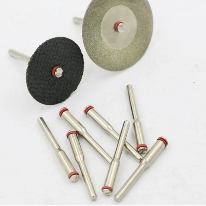 10Pcs Dremel 액세서리 3mm 소형 클램핑 연결 레버 연마 휠 맨드릴 로터리 용 커팅 휠 홀더