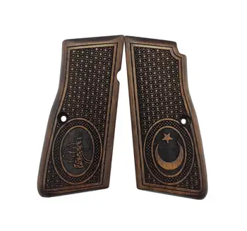 

Belgium Browning Laser Cutting Walnut Tree Wooden Grip Model.38