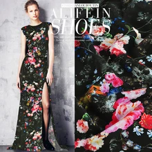 SCC012A шелк CDC/Фея Роза/шелковая ткань шелк тутового 90% шелк 10% спандекс Тяжелый/ширина ярд толщина: 28 мм/единица измерения: м