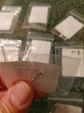 CANNER-pendientes de plata de ley 925 con circonita de cristal, joyería fina con cierre de tuerca, para mujeres