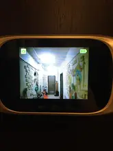 Timbre digital con pantalla a color LCD, 2,8 , con mirilla electrónica de 90º, para puerta