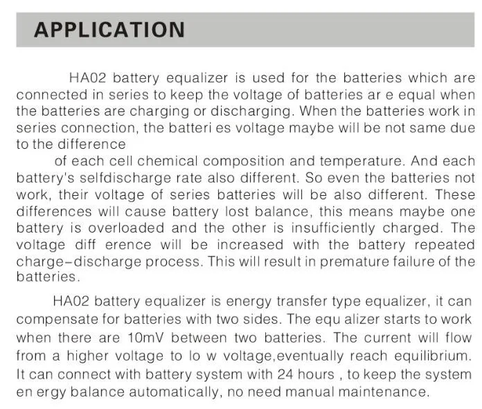 Батарея эквалайзер 48V солнечная система балансировка батареи 4 ячеек батарея Баланс напряжения