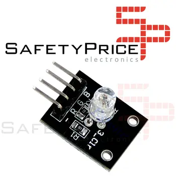 

RGB 5mm tricolor Arduino electronica cathode common KY-016 SP00 led module