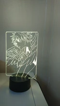 Led-Night-Light Table-Lamp Hinata-Figure Manga Gadget Bedroom-Decor Acrylic Anime Haikyuu