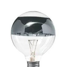 15460 Лампа Глобе, зеркальное кольцо E27, 95 мм