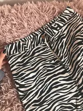 HEYounGIRL-Pantalones elegantes con estampado de cebra para mujer, de cintura alta Capris Harajuku, pantalones de señora informales para oficina, ropa de calle 2021