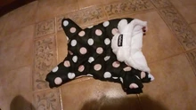 Dog Overalls Clothing Puppy Winter Coat Hoodie Pet-Dog Cotton Thicken Dot for Small Big-Polka-Dot