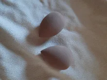 Esponja de maquillaje profesional con gota de agua, esponja cosmética para base correctora, crema, licuadora, esponja de agua suave, venta al por mayor