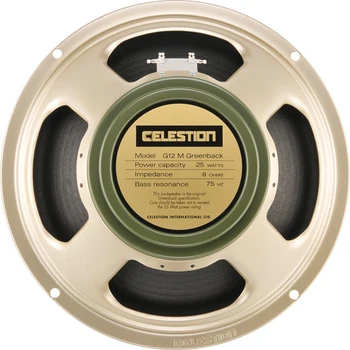 

T1220bwd g12m greenback speaker 12 ", 8 ohm, 25 W, Celestion