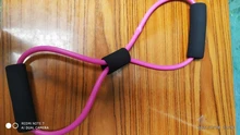 Bandas de resistencia para Yoga, equipo de Fitness para gimnasio, cuerda de tracción, expansor de pecho con 8 palabras, cuerda de tensión elástica para entrenamiento muscular