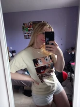 Womens T-Shirt Academia Hip-Hop Harajuku Casual Cute Anime Gothic Summer My Hero