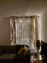3M String LED Fairy Lights Garland Curtain Lamp USB Remote Control New Year Christmas