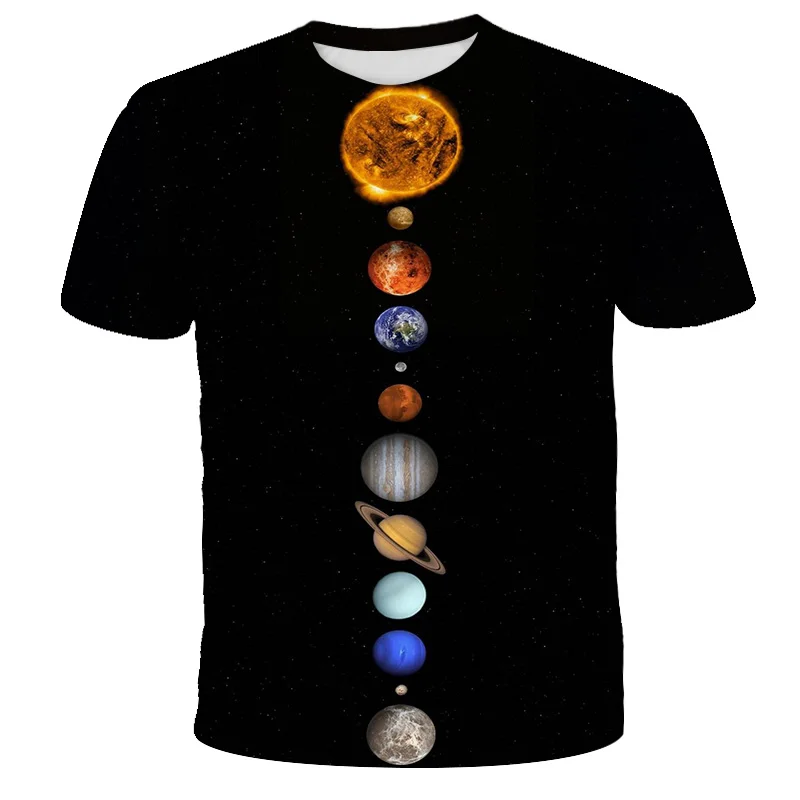 harley davidson t shirt Astronaut 3D Printed T-Shirts Kids Fashion Casual T-Shirts Harajuku T-Shirts Streetwear T-Shirts Beautiful Planet striped t shirt