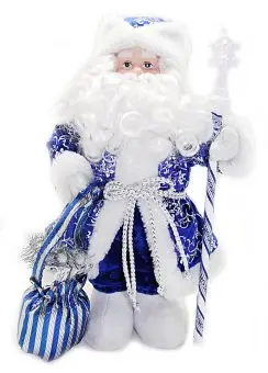 

Doll Santa Claus 30,5 cm, Blue New Year's fairy tale 949202
