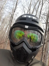 Reedocks-gafas de esquí para hombre y mujer, lentes modulares con filtro para la boca, desmontables, para esquí, Snowboard, nieve, invierno