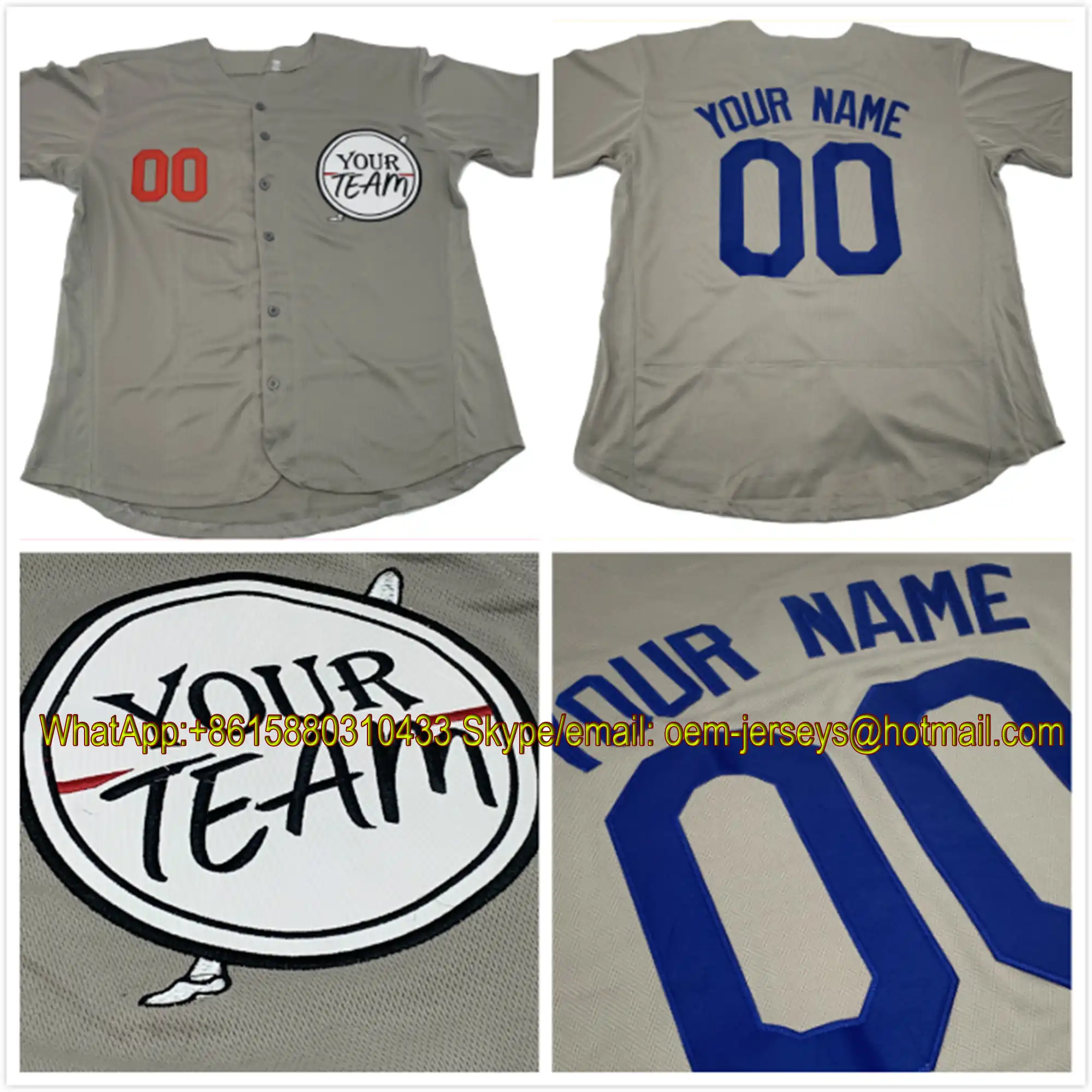 grey and white baseball jersey