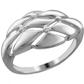 

Esthete ring with 4 cubic zirconia