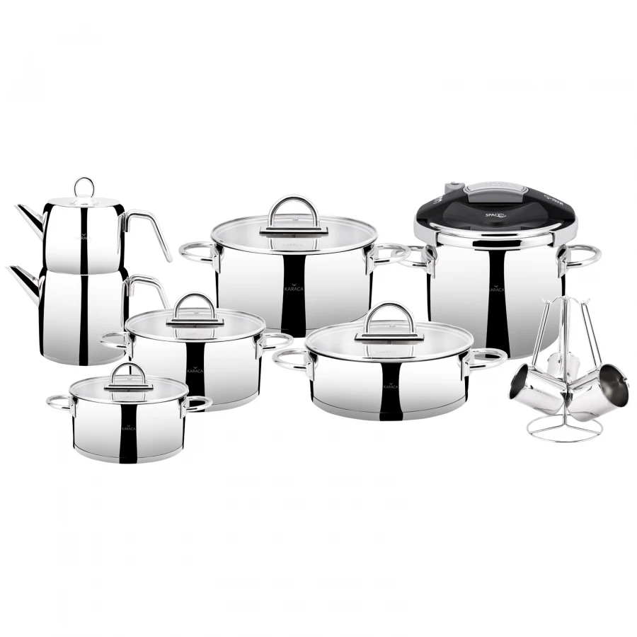 

Karaca Dowry 17 PCS full Cookware Set