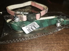 Collar de Gato con hebilla de seguridad para mascotas, Collar de gato a cuadros con campana ajustable, accesorios para cachorros y gatos