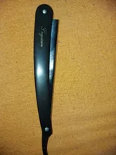 Afeitadora Manual profesional de borde recto, maquinilla de afeitar afilada de acero inoxidable, afeitadora plegable con cuchilla, herramienta de afeitar recta